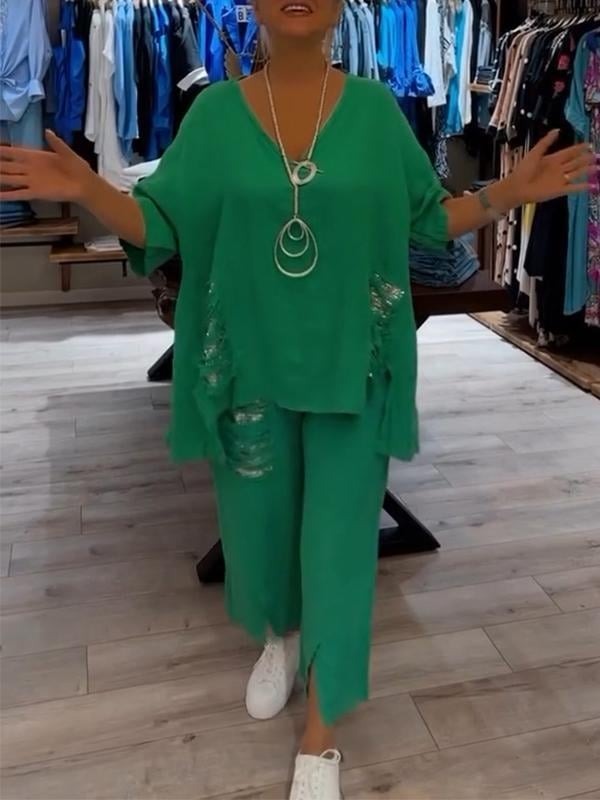 Bianca | Tenue d'été deux pièces fluide et légère