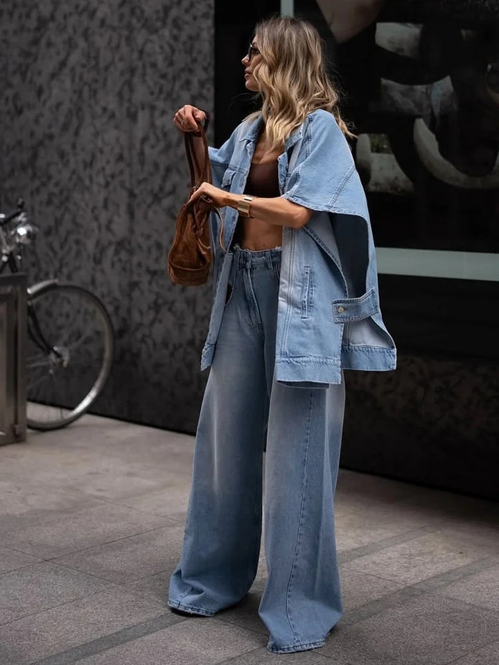 Ensemble oversize denim