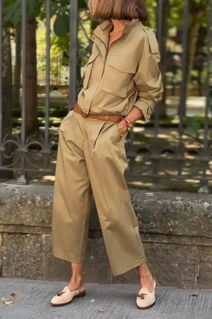 Ensemble cargo ample pour femme chic