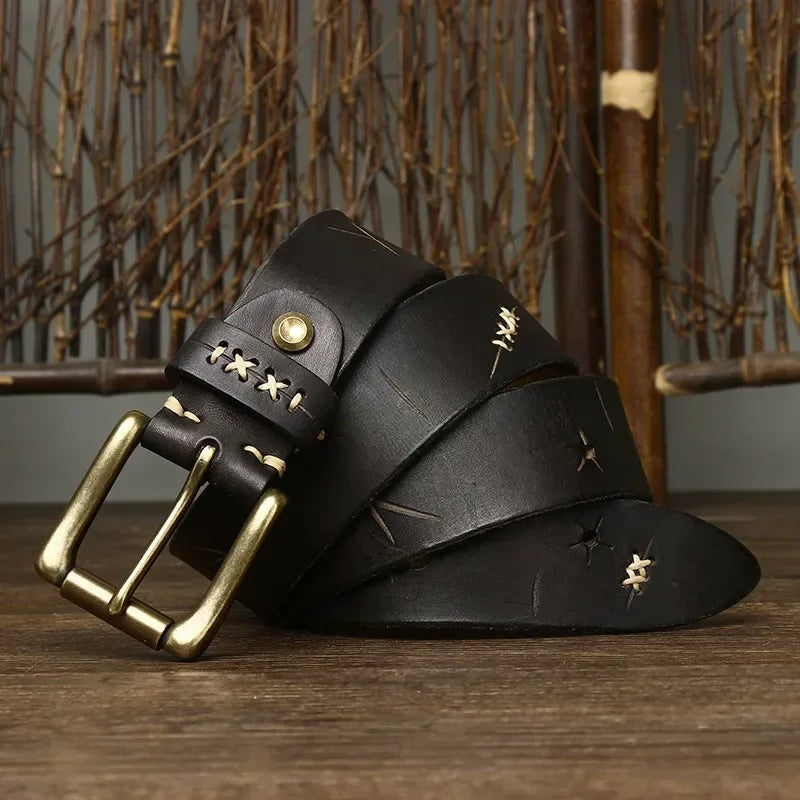 Ceinture en cuir de buffle