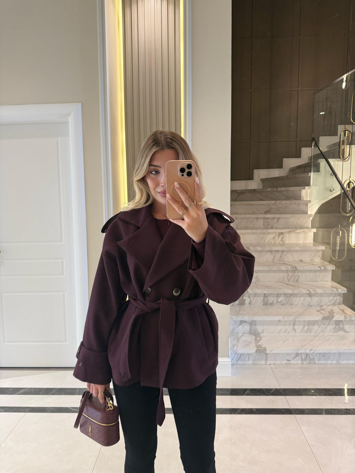 Trench-coat oversize