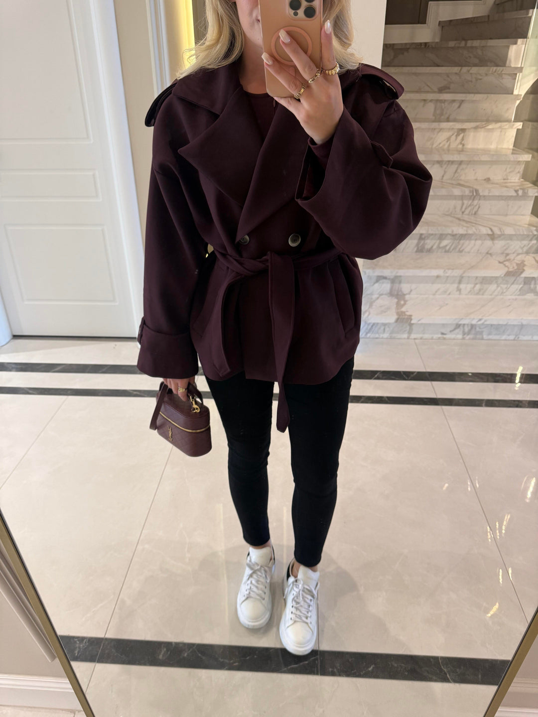 Trench-coat oversize