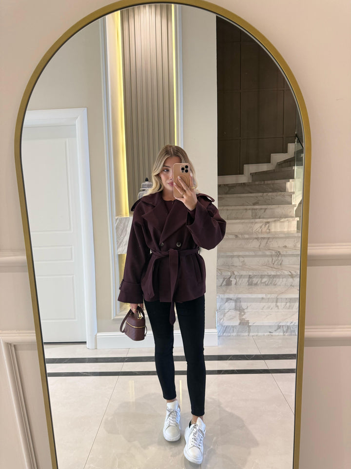 Trench-coat oversize