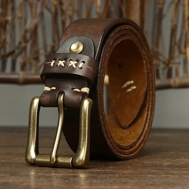 Ceinture en cuir de buffle