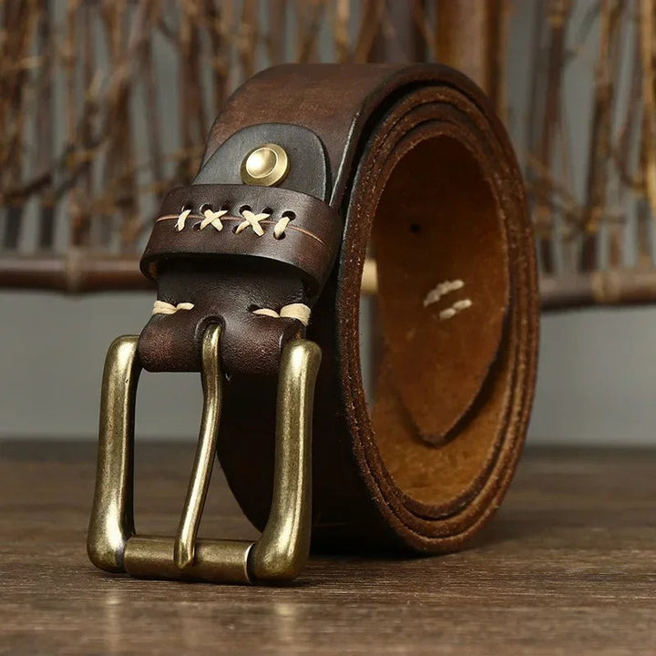 Ceinture en cuir de buffle
