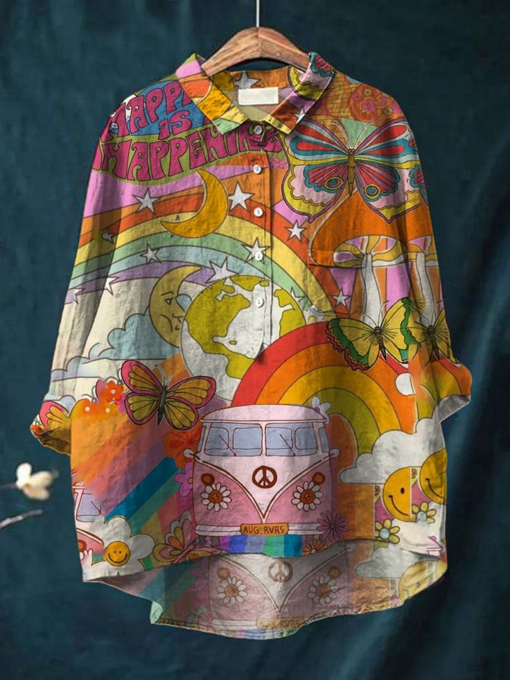 Hippie™ - Chemise Artistique Peace