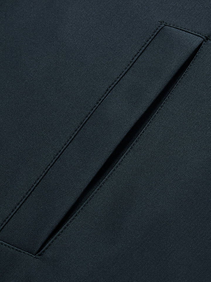 Reversible Collar Zipper Jacket