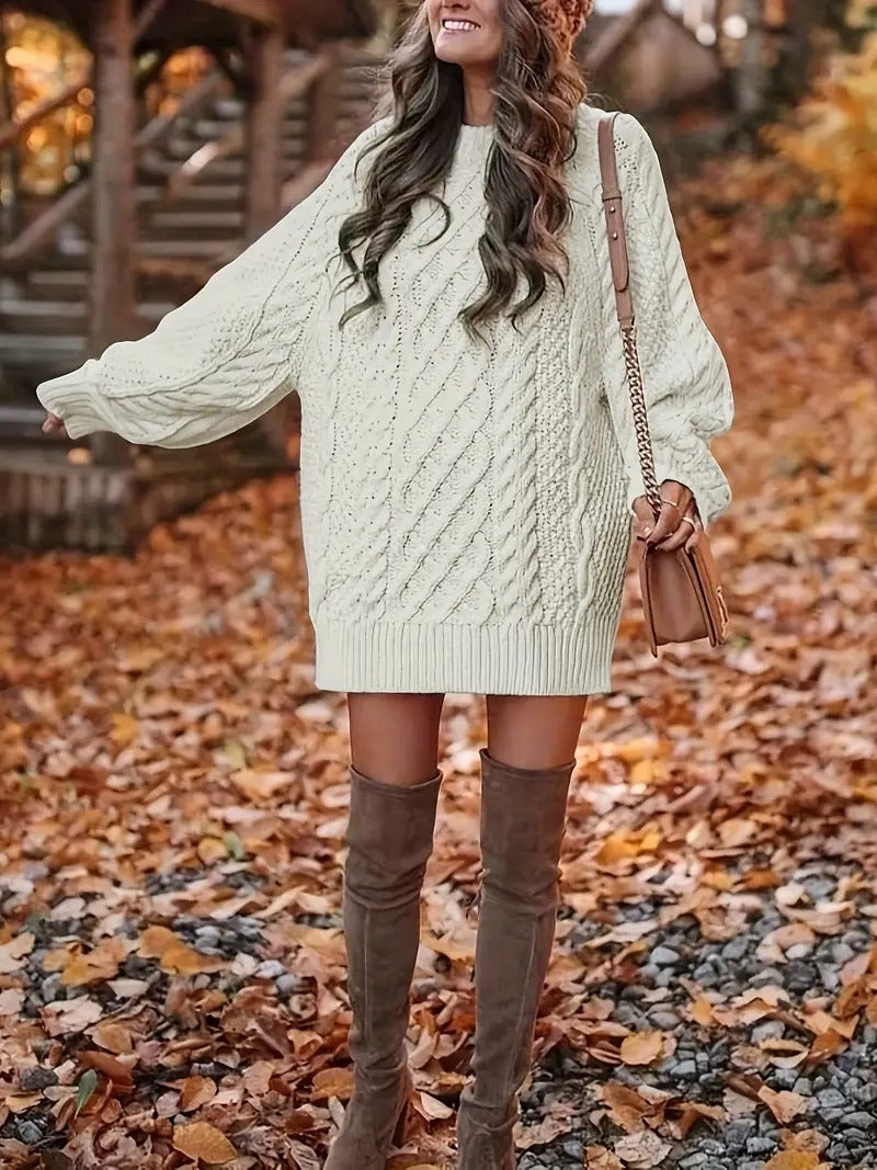 Robe pull oversize hiver automne