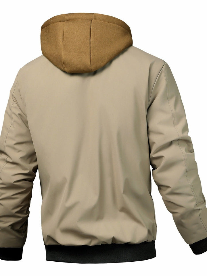 Veste bomber rembourrée à capuche