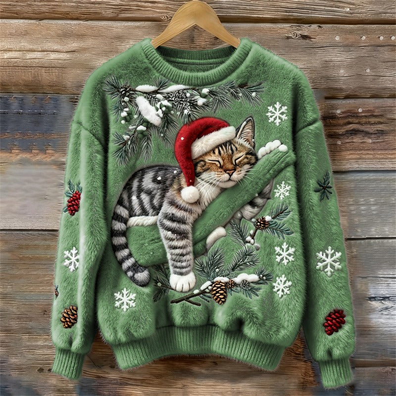 Pull de Noël pour chat