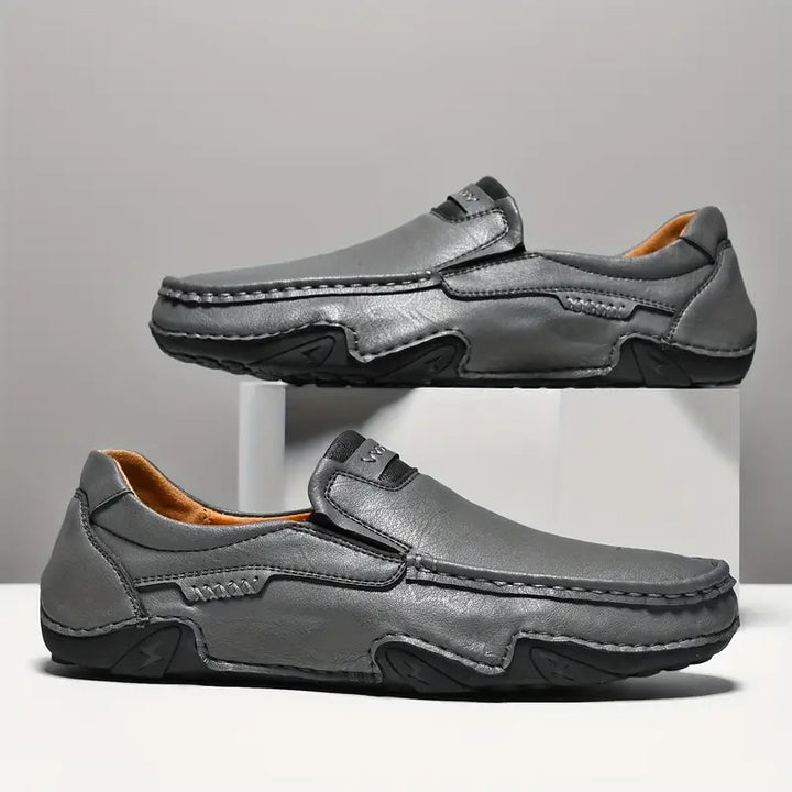 Mocassins Homme à Enfiler Style Artisanal