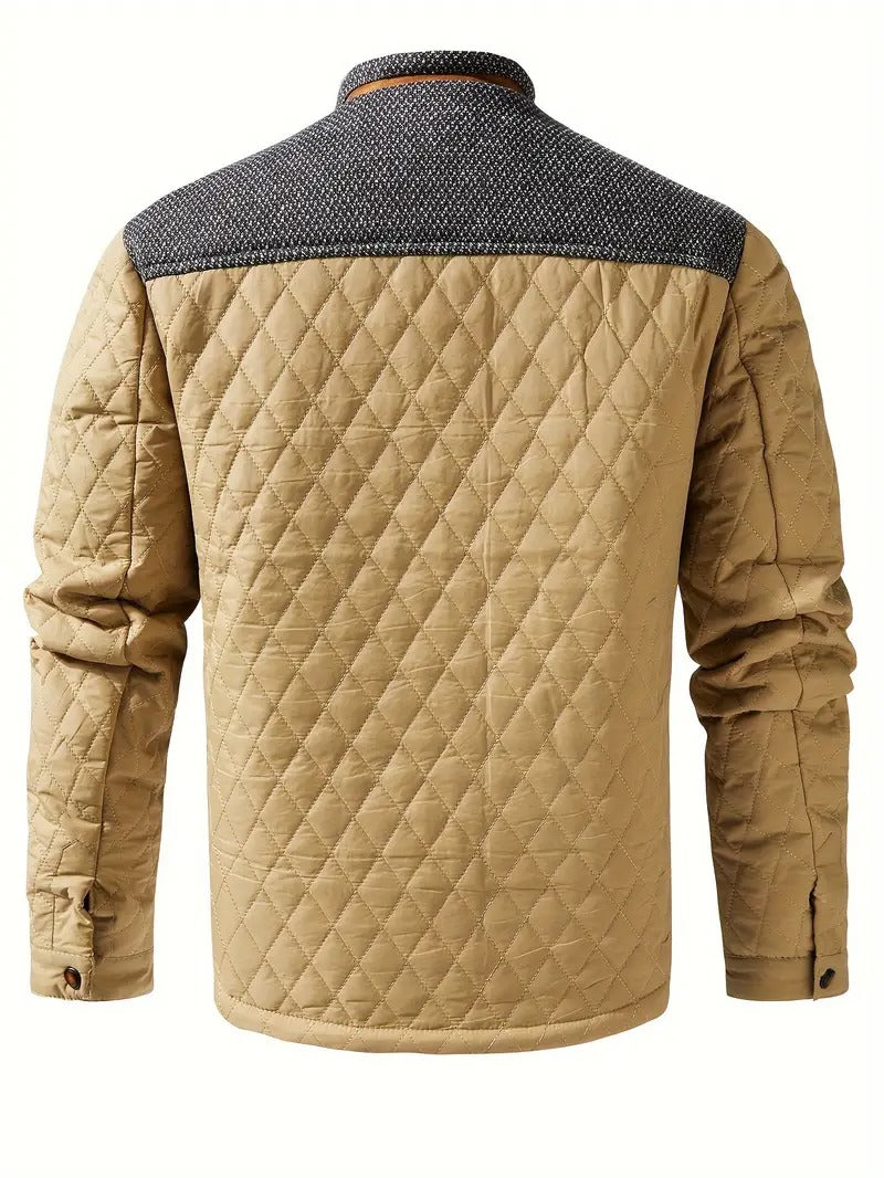 Veste matelassée chaude à col montant
