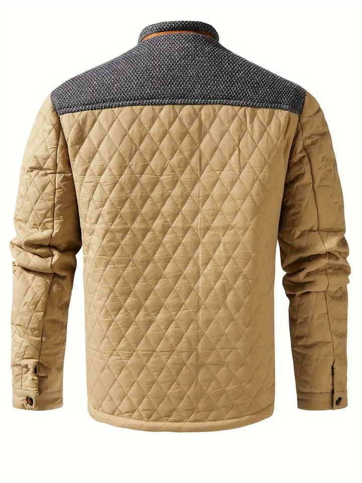 Veste matelassée chaude à col montant