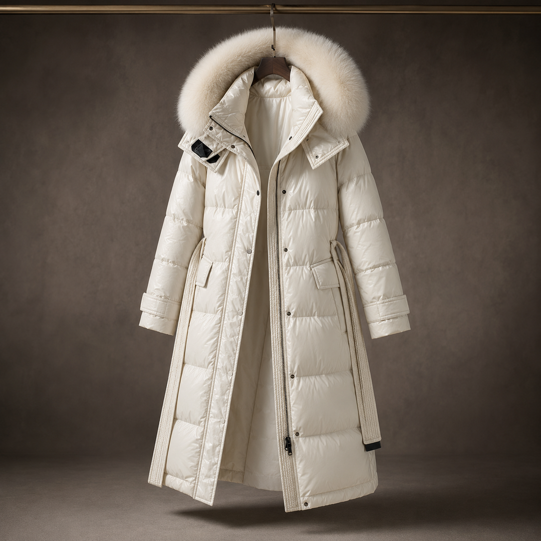 Cortina Fur Hood Puffer Coat