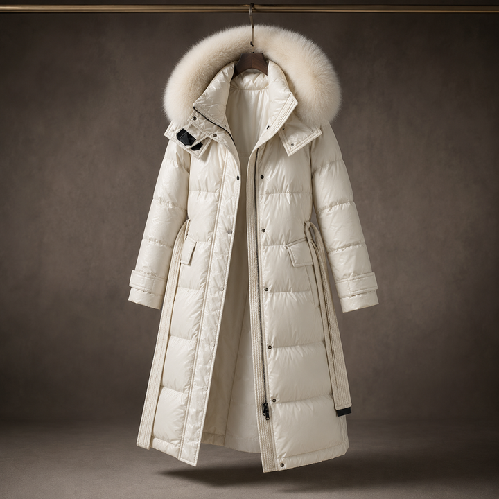 Cortina Fur Hood Puffer Coat