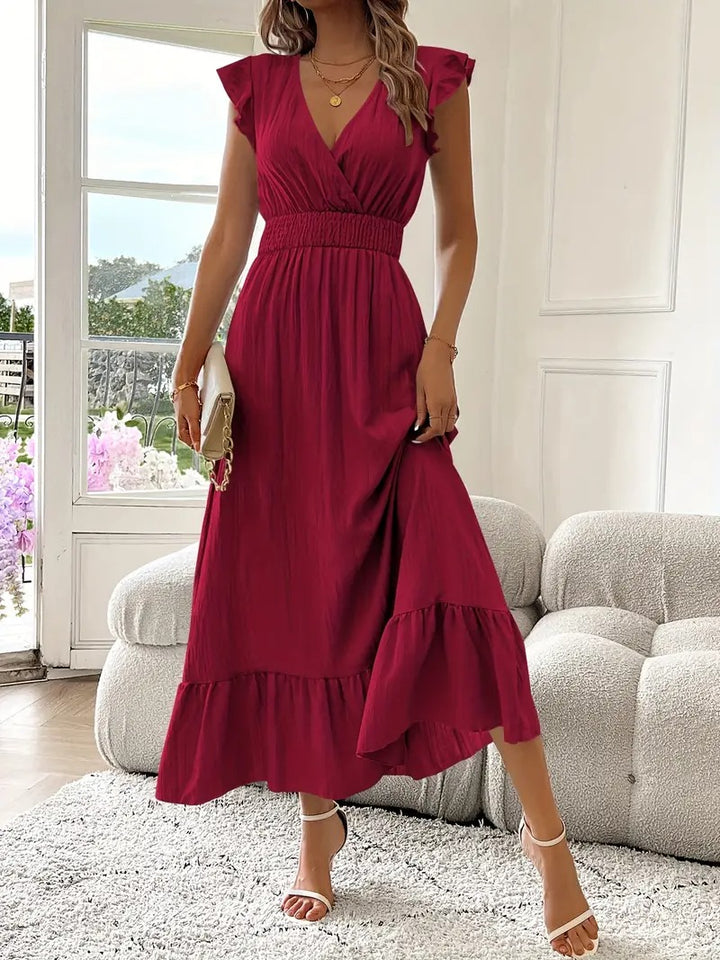 Robe longue élégante tissu respirant