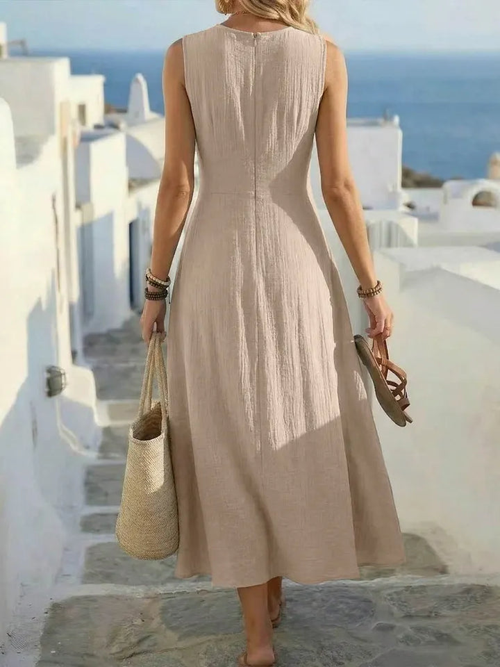 Sage | Vestido A-Line sin mangas Boho