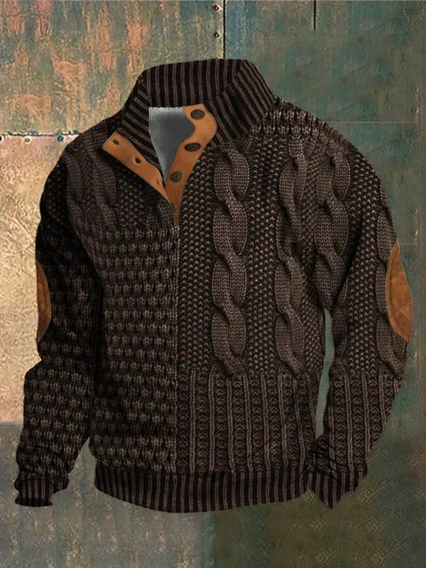 WARM PATTERNED PULLOVER
