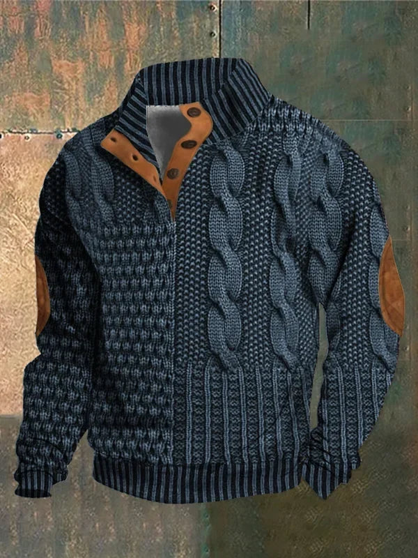 WARM PATTERNED PULLOVER