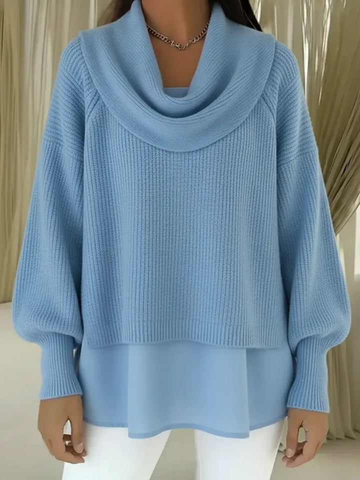 Pull confortable en coton pour femme