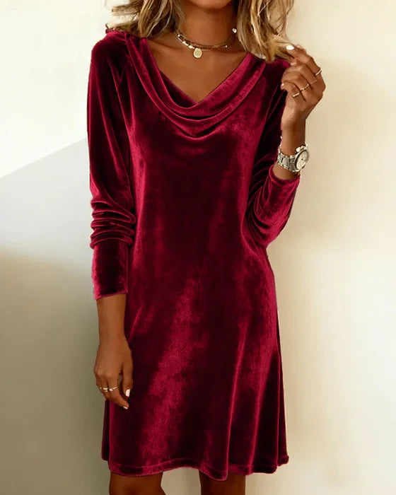 Robe en velours Frosina
