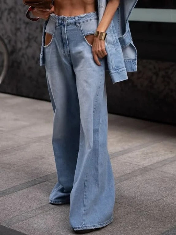 Ensemble oversize denim