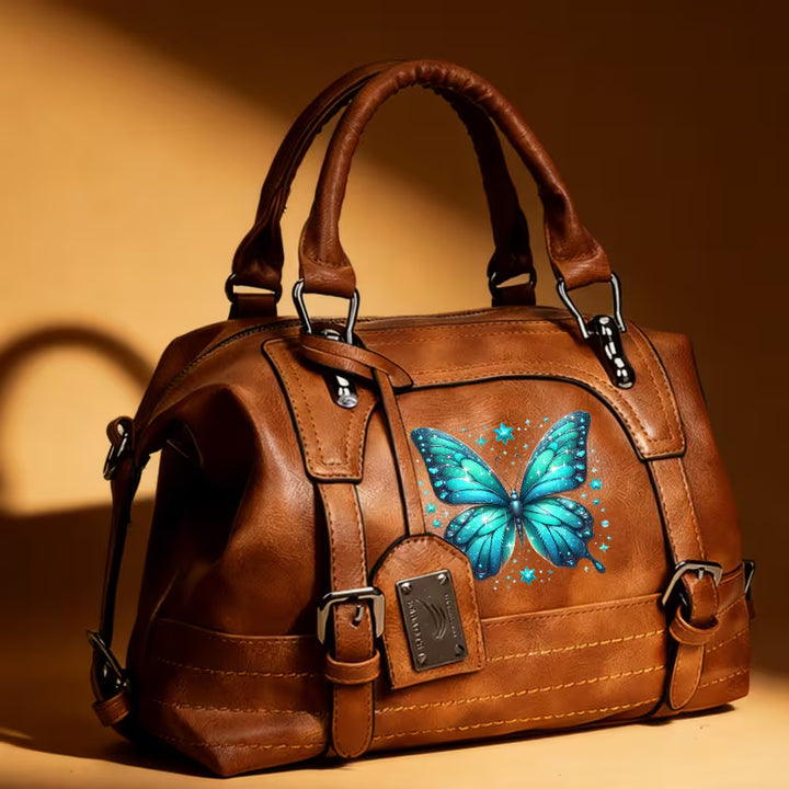 Turquoise Butterfly Bag