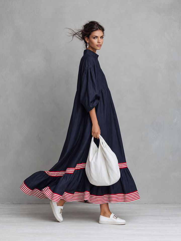 Vestido Maxi con Volantes Bernice™