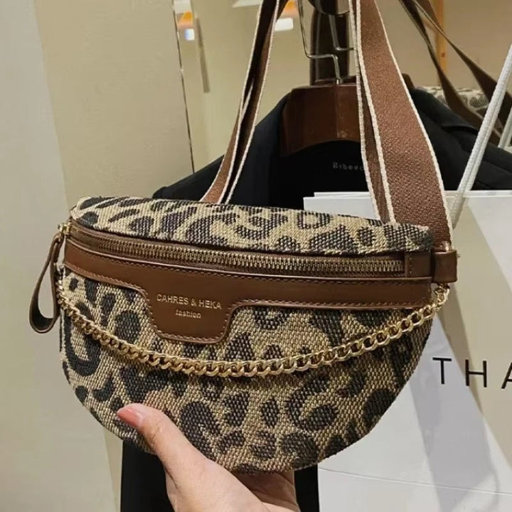 Sac ceinture à chaîne Jacquard Muse