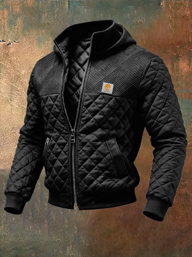 Veste matelassée rétro pour homme