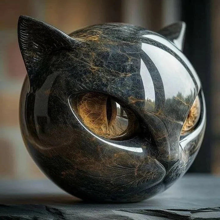 Sculpture de chat Mystica