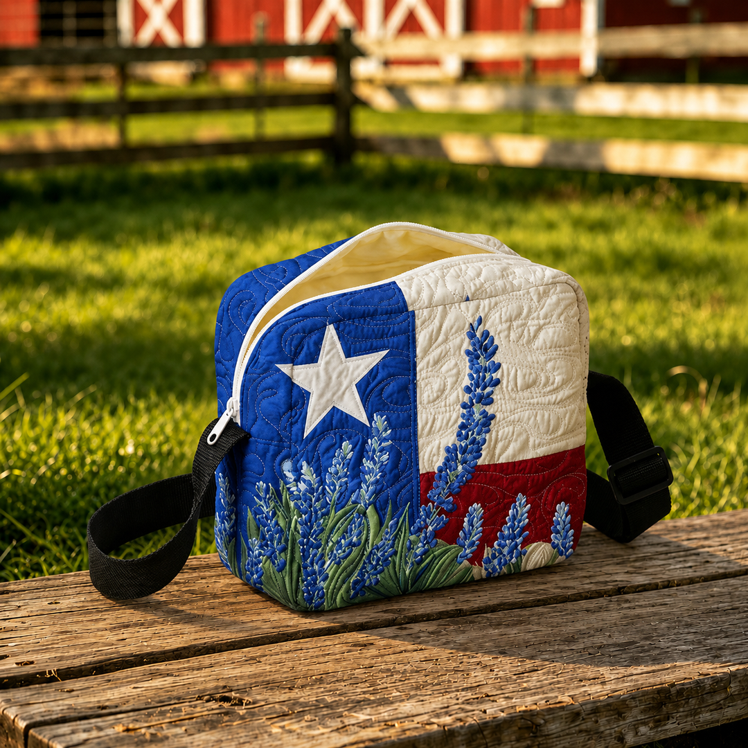 Texas Bluebonnet Crossbody