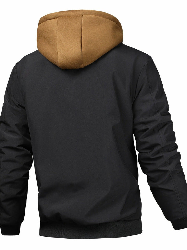 Veste bomber rembourrée à capuche