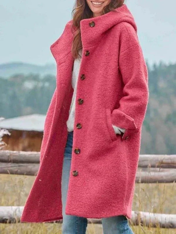 Veste d'hiver longue et élégante