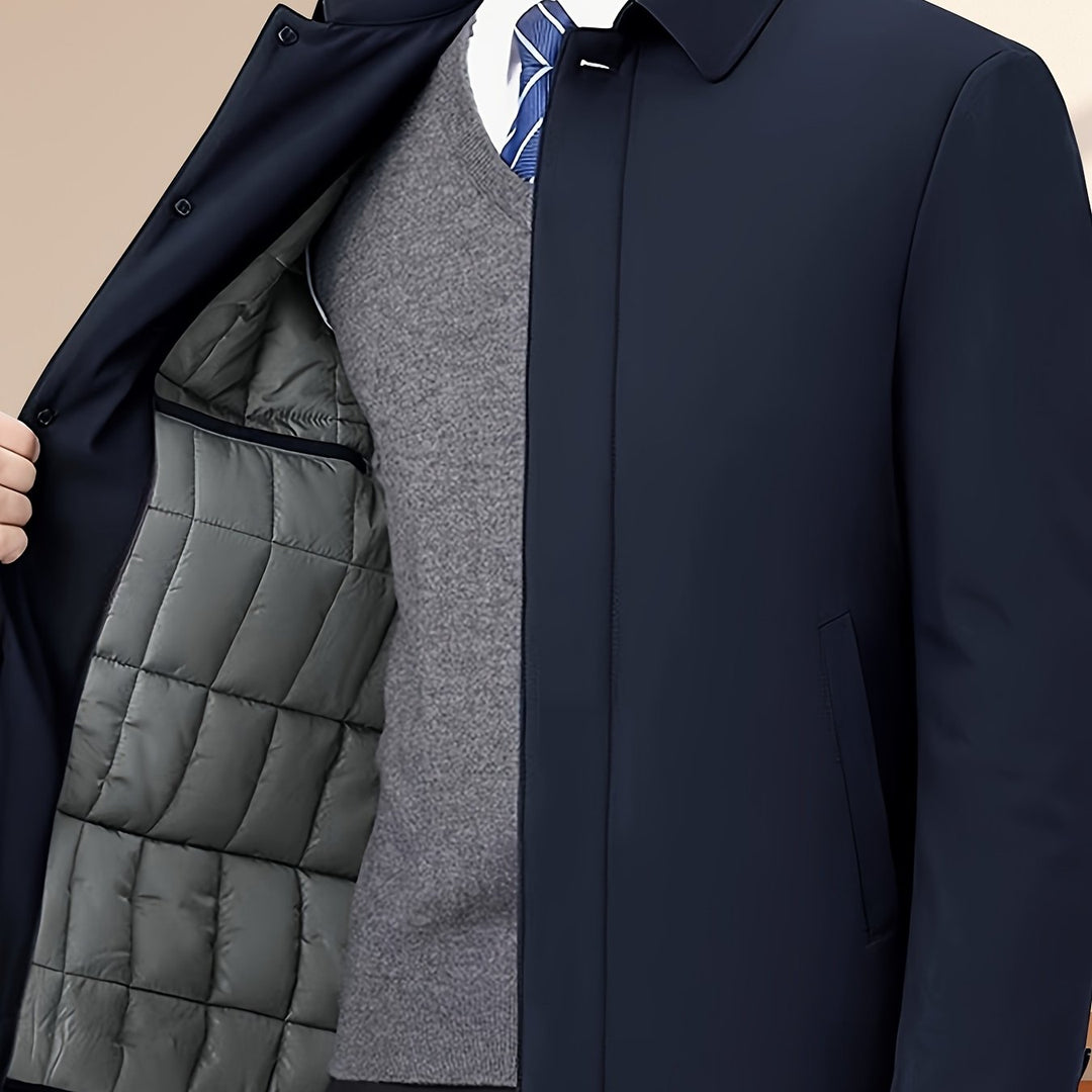 Reversible Collar Zipper Jacket