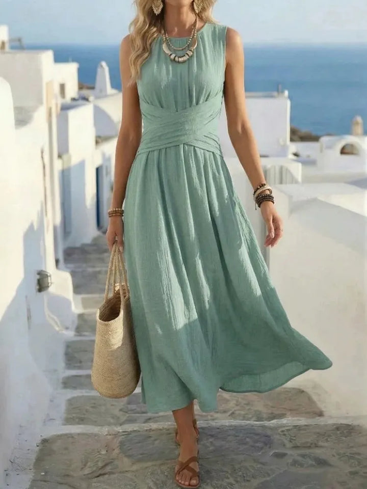 Sage | Vestido A-Line sin mangas Boho