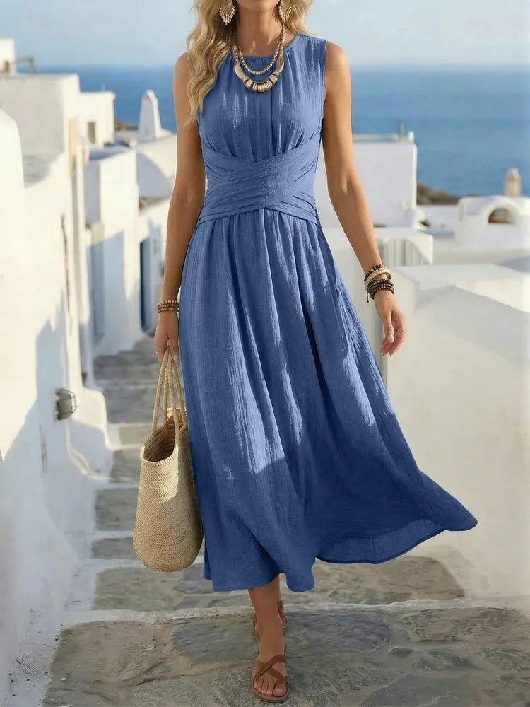 Sage | Vestido A-Line sin mangas Boho