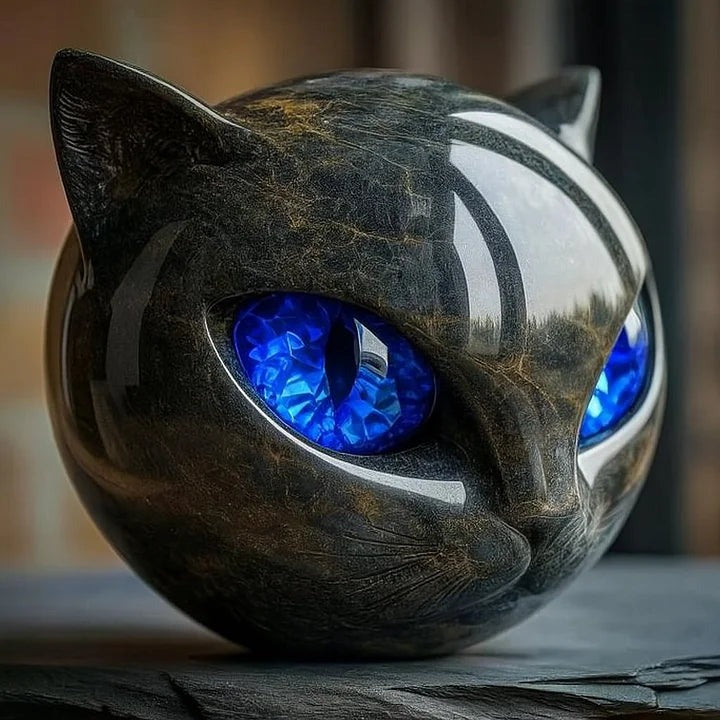 Sculpture de chat Mystica