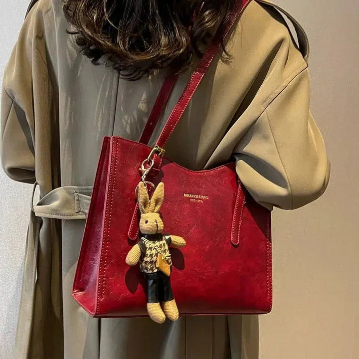 Sac bandoulière avec peluche kawaii