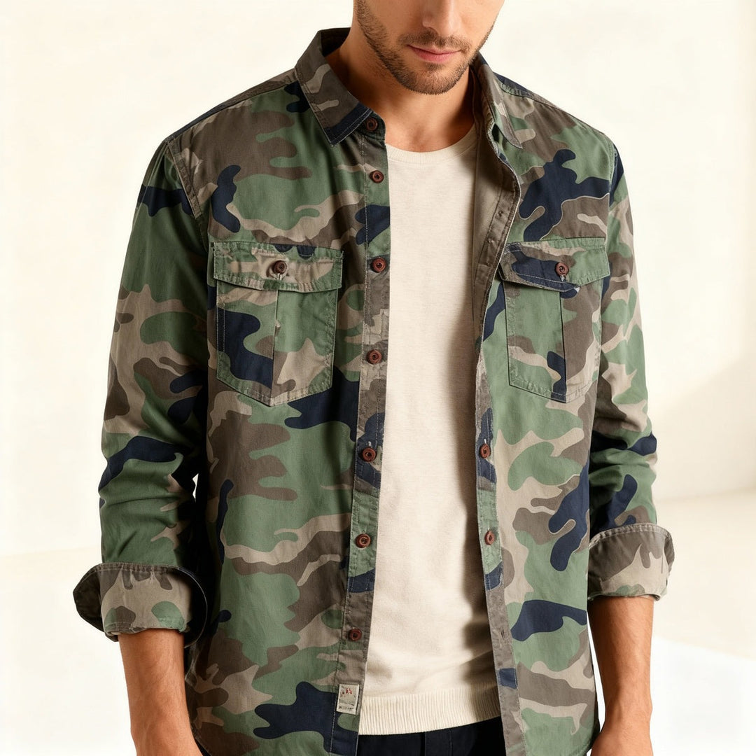 Veste camouflage militaire