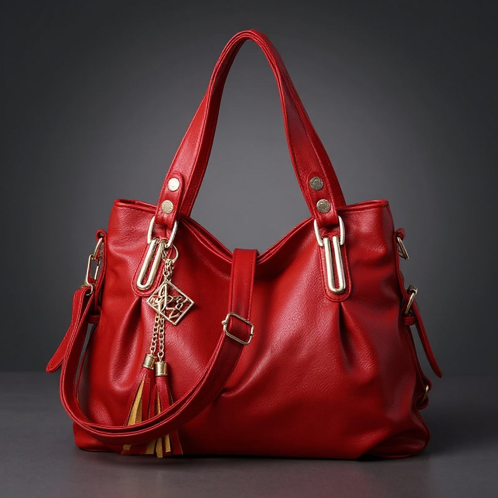 Sac fourre-tout rétro en cuir