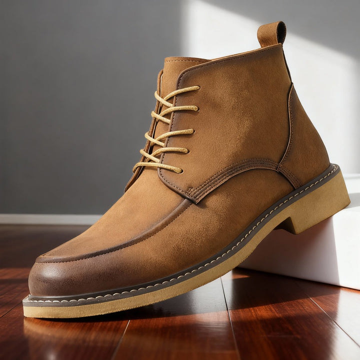 Bottines Homme Classiques en Cuir Texturé