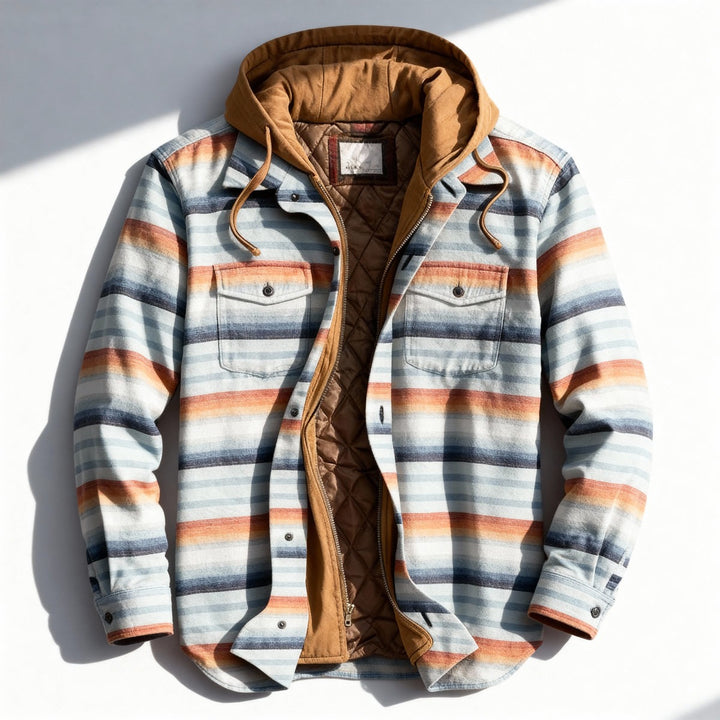 Veste à capuche chaude en flanelle