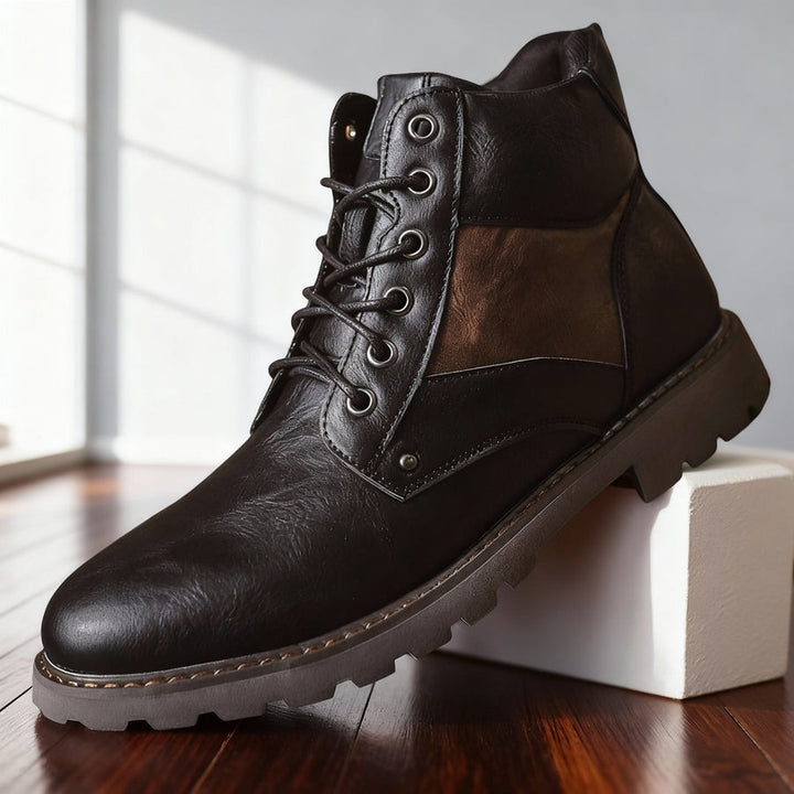 Bottes courtes en cuir Martin