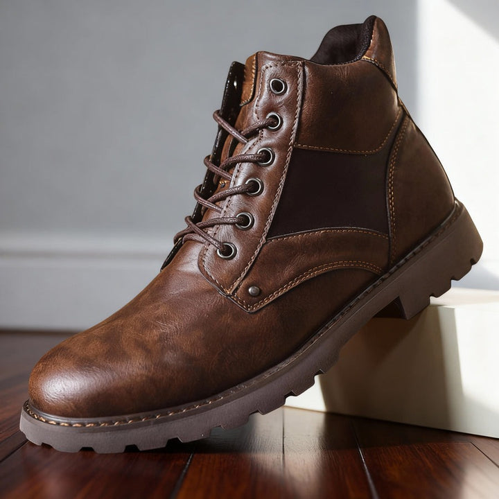 Bottes courtes en cuir Martin