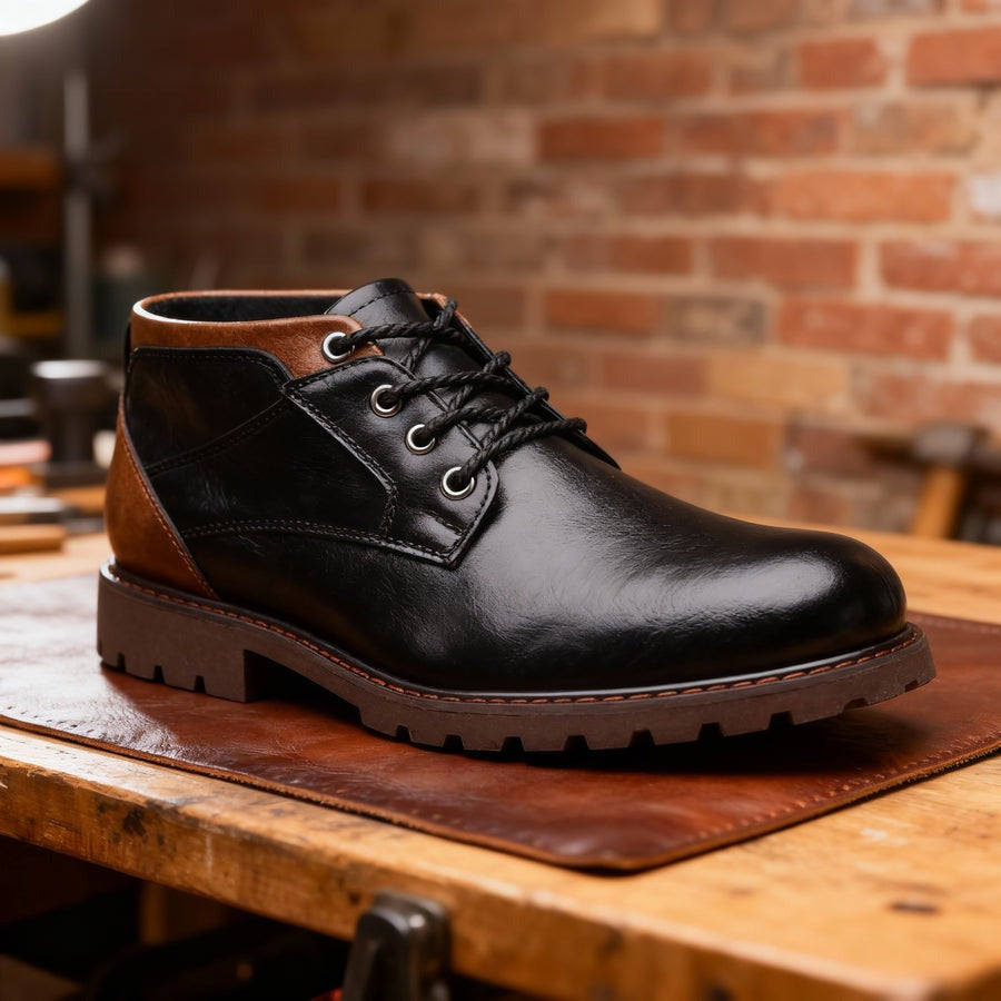 Bottines Chelsea pour homme en cuir