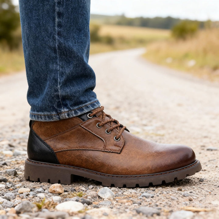 Bottines Chelsea pour homme en cuir