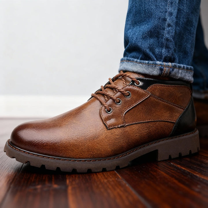 Bottines Chelsea pour homme en cuir