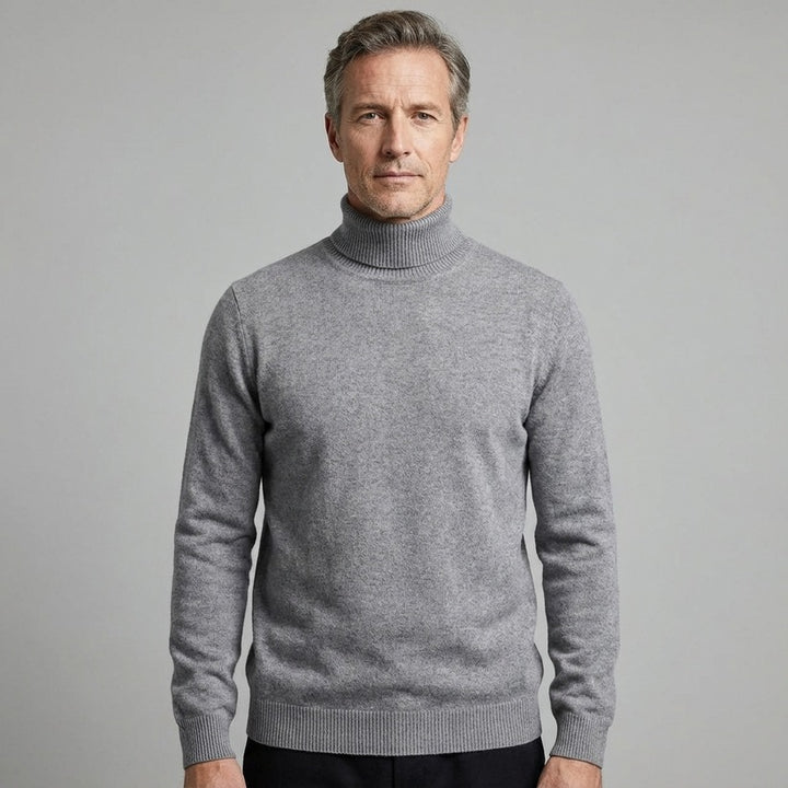 Klassischer Rollkragenpullover aus Kaschmir