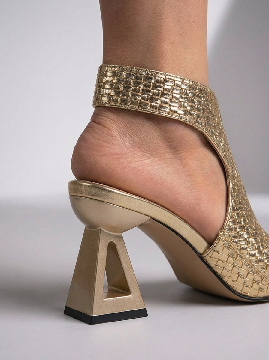 GEOMETRIC HEELS FOR WOMEN